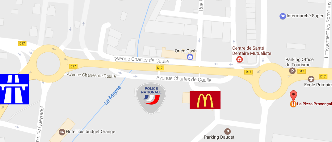 google map La pizza Provençale